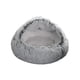 thumbnail image 5 of Cama cálida para perros, camas redondas y cálidas para gatos con cubierta con capucha, suave nido para gatos semicerrado para otoño e invierno, L, 5 of 8