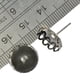 thumbnail image 2 of Base de pendiente de flor 40 piezas perfecl Ajuste de Cabujón de metal 12 mm Bronce y neg, 2 of 8