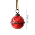 thumbnail image 4 of Christmas Pendant under $5! Cagogo Christmas Vintage Metal Pendant with Hanging Rope, 2D Acrylic Bell Ornament for Tree Door Wall, Festive Holiday Decoration, Rustic Christmas Decor, 4 of 8