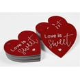 thumbnail image 4 of Inkdotpot Real Silver Foil Love Is Sweet Wedding Tag Favor Hang Paper Tag 100 Pieces, 4 of 6