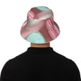 thumbnail image 5 of KLL Pastel Macarons Delight Bucket Hat for Women Men Packable Travel Beach Sun Hat Outdoor Rave Accessories Reflective Fisherman Cap, 5 of 7