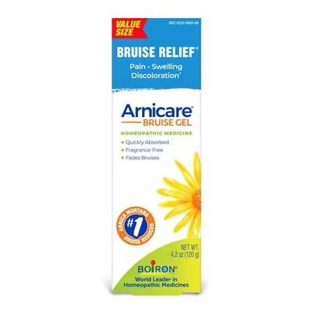 Boiron Arnicare Bruise Gel, Homeopathic Medicine for Bruise Relief, Pain, Swelling, Discoloration, 4.2 oz
