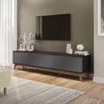thumbnail image 1 of Mueble TV 85" Kappesberg 218cm con 3 Puertas Negro/Gris, 1 of 10