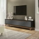 thumbnail image 1 of Mueble TV 85" Kappesberg 218cm con 3 Puertas Negro/Gris, 1 of 10