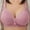 Pink, variant on Crunowin Women's Push up Bras Underwire, Full Coverage Support Daily Bra Beige 36