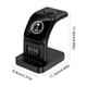 thumbnail image 3 of Pisexur Electrónica para Hombres Pantalla Digital de Escritorio Cinco en Uno Cargador Inalámbrico Soporte Reloj Despertador LED Teléfono Móvil Reloj Auriculares Cargador Inalámbrico de 15 W Electróni, 3 of 9