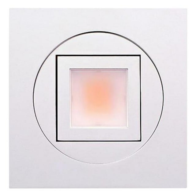 Nicor Lighting DQR4MA11205KWH 721 Lumens LED Recessed Can Square Downlight - White