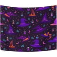 thumbnail image 2 of Halloween Hats Tapestry 90x60 Inche Wall Hanging Tapestry Wall Art Hanging Tapestries Bedroom Living Dorm Room Wall Decor Fabric Home Decor Gifts, 2 of 7