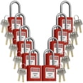 thumbnail image 3 of Lockout Tagout Locks, Safety Padlocks, Loto Locks Keyed Differently Lock Out Tag Out Device Plastic, 3 of 4
