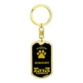 thumbnail image 4 of Weimaraner Keychain Stainless Steel or 18k Gold, 4 of 10