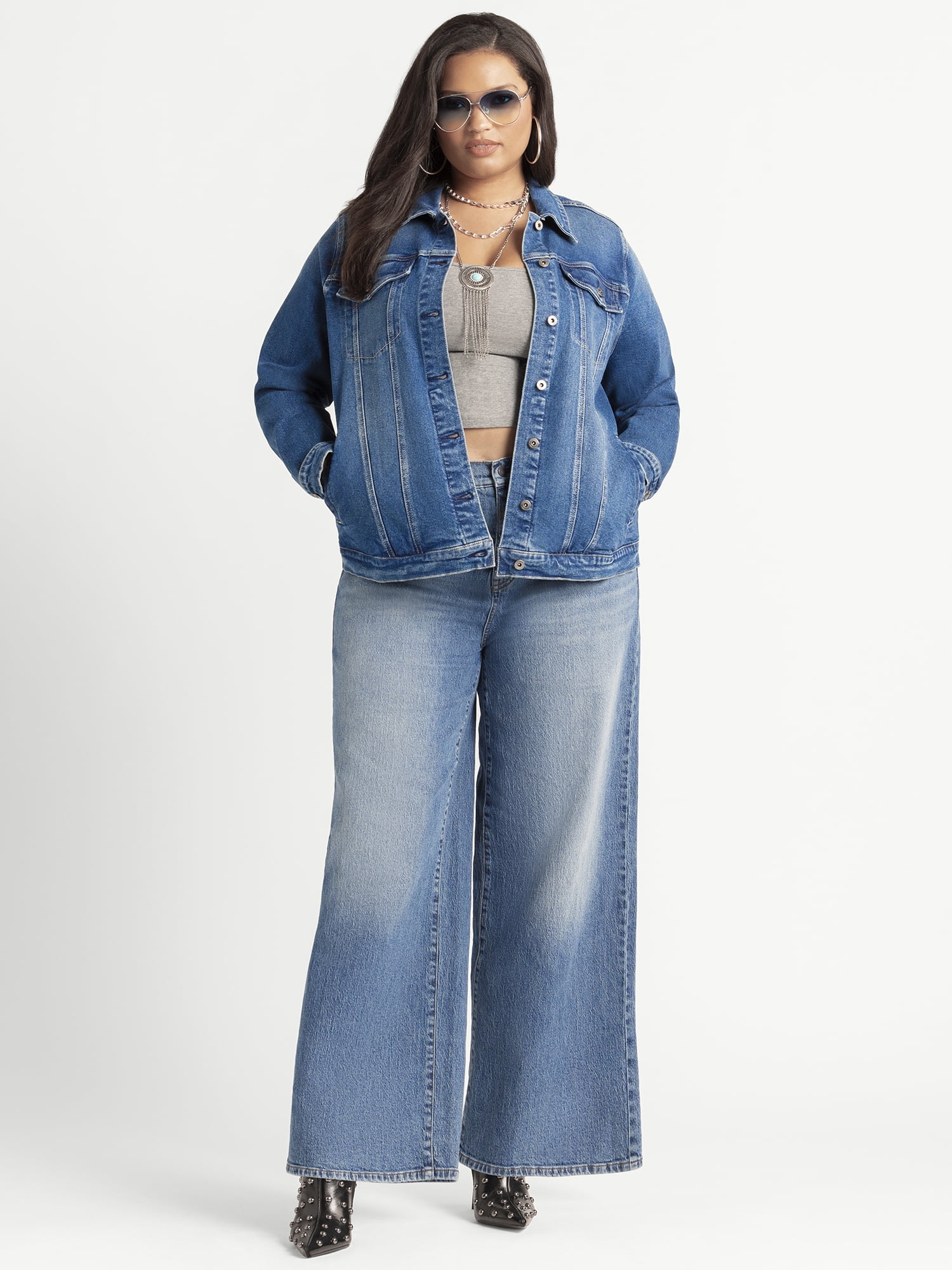 Jessica Simpson Women's Plus Reagan Relaxed Jacket, Sizes 0X-4X