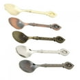 thumbnail image 1 of Teaspoon,5Pcs Innovative Vintage Zinc Dessert Spoon Kitchen Tools Future-Proof Design, 1 of 7