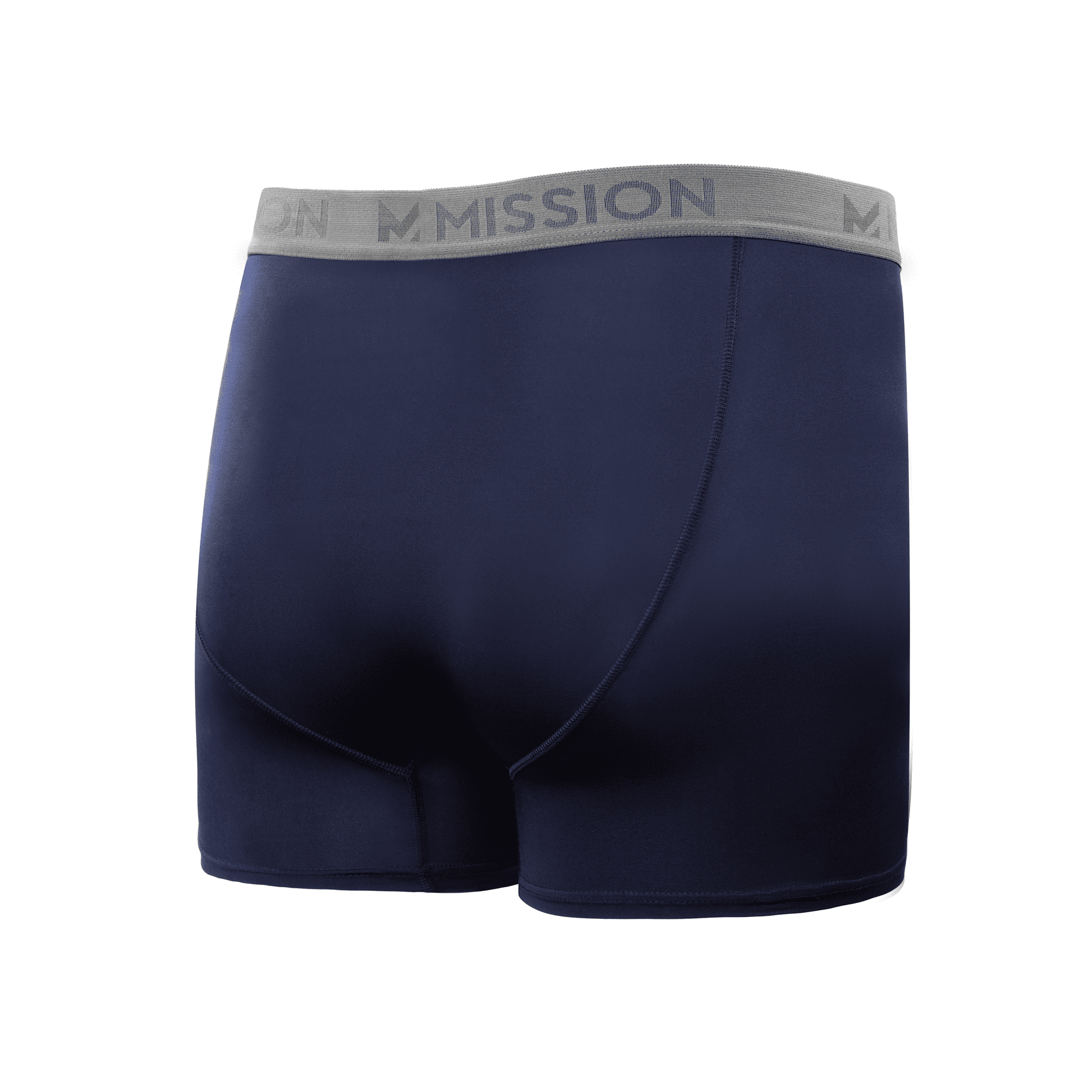 MISSION Men's Boxer Brief 5 Inch 2pk - Navy/Camo - MD