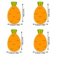 thumbnail image 3 of CYFW Easter Decoration 12 Pcs Carrot Easter Party Favour Set for Home Spring Holiday Decor Easter Home Party Decorations Cake Topper Decorations, 3 of 7