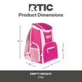 thumbnail image 4 of RTIC 15-Can Lightweight Cooler Backpack with Pockets, Very Berry, 4 of 5