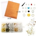thumbnail image 7 of 24 Piece Leather Earring Making Earrings Synthetic DIY Handmade Faux Jewelry Set B, 7 of 7
