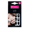 SALON PERFECT ARTIFICIAL NAIL - BLACK WITH JEWEL ACCENT