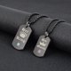 thumbnail image 3 of Collares para pareja Wolentty King and Queen de acero inoxidable, 3 of 7