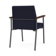 thumbnail image 3 of Mystic Reception Waiting Room Guest Chair / Charcoal Steel / Navy Blue, 3 of 5