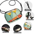 thumbnail image 3 of FORMRS Mini Crossbody Bag for Women Adjustable Rope Shoulder Casual Phone Purse, Green Glasses, 3 of 7