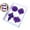 Purple, variant on Dvruxg 4-Piece Christmas Decorative Balls Set, Festive Tree Pendants, Multi-Color Holiday Ornament Collection for Indoor Home & Party Decoration