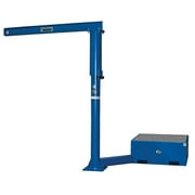 Vestil Manufacturing JIB-CBX-100-8-10-BC 8 ft. Portable Offset Jib Crane with Concrete Base - 1000 lbs