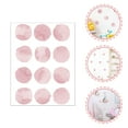 thumbnail image 1 of BEADCEST De Pared Rosa Con Adhesivos De Puntos Para Dormitorio Y, 1 of 8