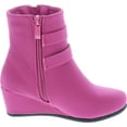 thumbnail image 6 of Link Peggy-90K Children Girl's Wedge Heel Double Straps High Top Ankle Booties, 6 of 7