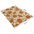 thumbnail image 4 of Fall Autumn Road Pumpkins Blanket,Comfortable Soft Lamb Wool Throw Blanket,All Season,Warm Lightweight Blankets for Sofa Bed Couch Living Room Chair,40"x50", 4 of 4