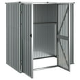 thumbnail image 4 of vidaXL Tool Shed Garden Outdoor Storage Shed Tool Organizer Galvanized Steel, 4 of 6