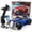 Blue, variant on 1/16 Scale 2.4G 4WD RC Retro Classic Car, High Speed Remote Control Vehicle with LED Light, RC Cars for Adult Hobbyists, Red
