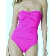 Miraclesuit CRIMSON ROSE Trimshaper Averi Shirred One Piece Swimsuit, US 16