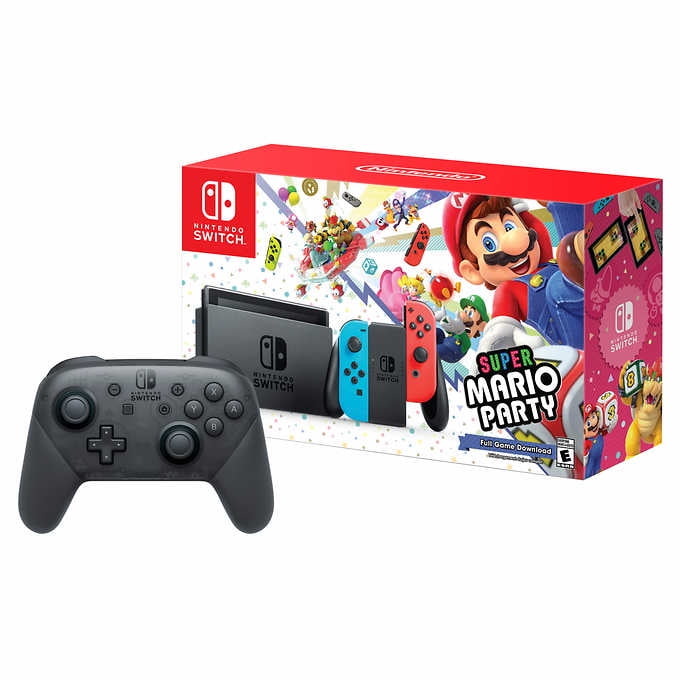 super mario party can you use pro controller