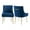 Navy, variant on SEYNAR Velvet Upholstered Dining Chair Set of 2, Modern Glam Armless Side Chair for Living Room, Bedroom, Kitchen(Beige)