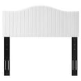 thumbnail image 3 of Headboard, Full Queen Size, Velvet, White, Modern Contemporary Urban Design, Bedroom Master Guest Suite, 3 of 10