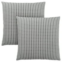 Monarch Specialties Pillows, Accent, Sofa, Couch, Bedroom, Grey And Black Hypoallergenic Polyester