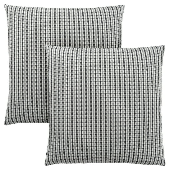 Monarch Specialties Pillows, Accent, Sofa, Couch, Bedroom, Grey And Black Hypoallergenic Polyester