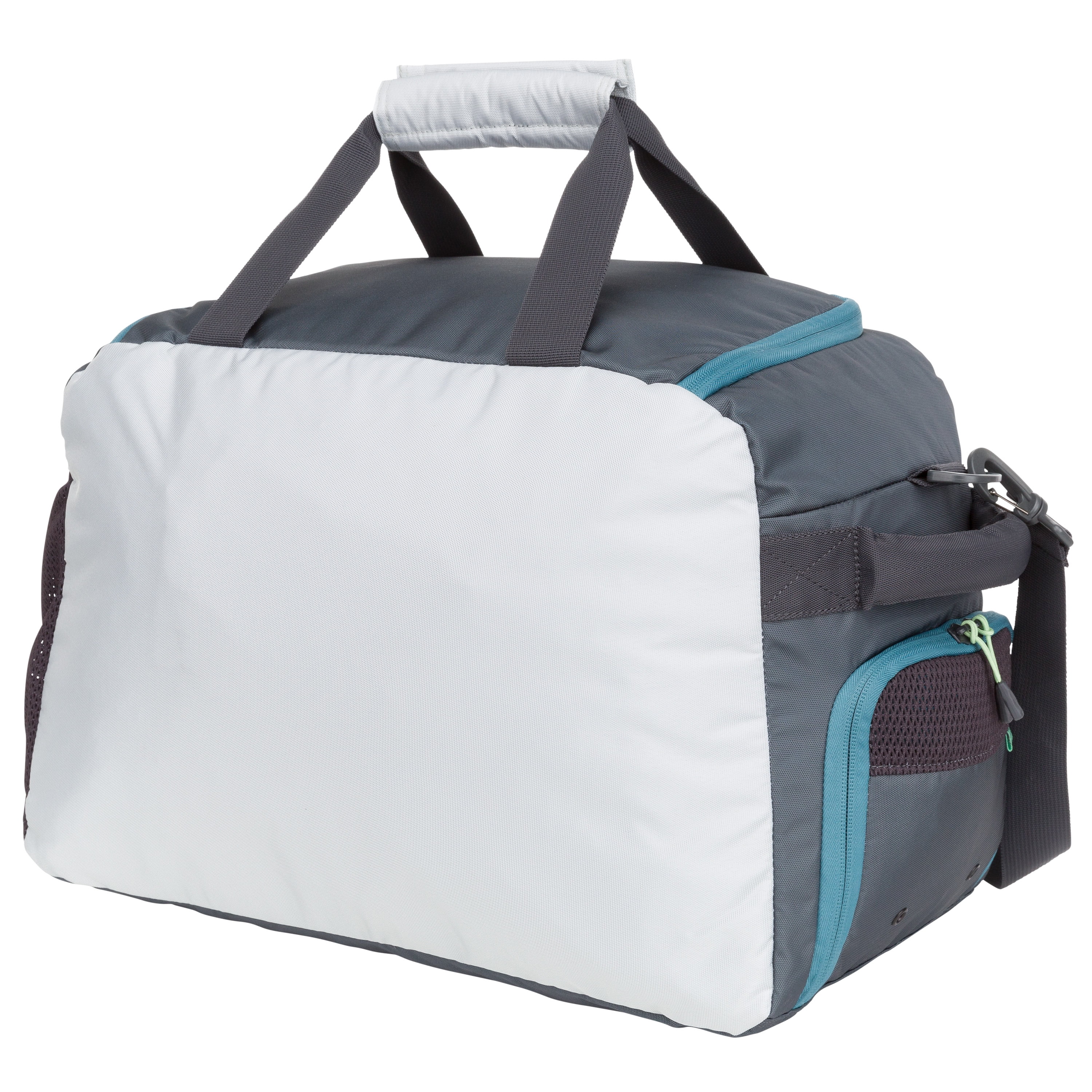 Athletic Works Urban Duffle Bag for Adults, Easy Care Sports Bag, Foggy Dew Gray