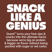 Quest Crispy Protein Bar, Chocolate Peanut Butter, 18g Protein, Gluten Free, 4 Count