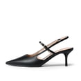 thumbnail image 2 of Dream Pairs Women’s Pointed Toe Pumps Slingback Kitten Heels,, 2 of 7
