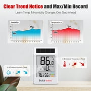 BaldrTherm Digital Solar Powered Indoor Outdoor Thermometer
