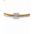 thumbnail image 3 of Brazalete estilo simple ronda dorado con brillos, 3 of 7