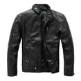 thumbnail image 1 of MKLEKYY Down Jacket Men Men's Autumn Winter Outwear Pure Color Breathable Plus Size Washing Jacket Coat, 1 of 5