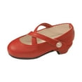 thumbnail image 2 of segolike Chaussures pour Femme à l'Échelle 1/4 Accessoires pour Poupée Habiller Poupée Réaliste Mini Rouge, 2 of 9