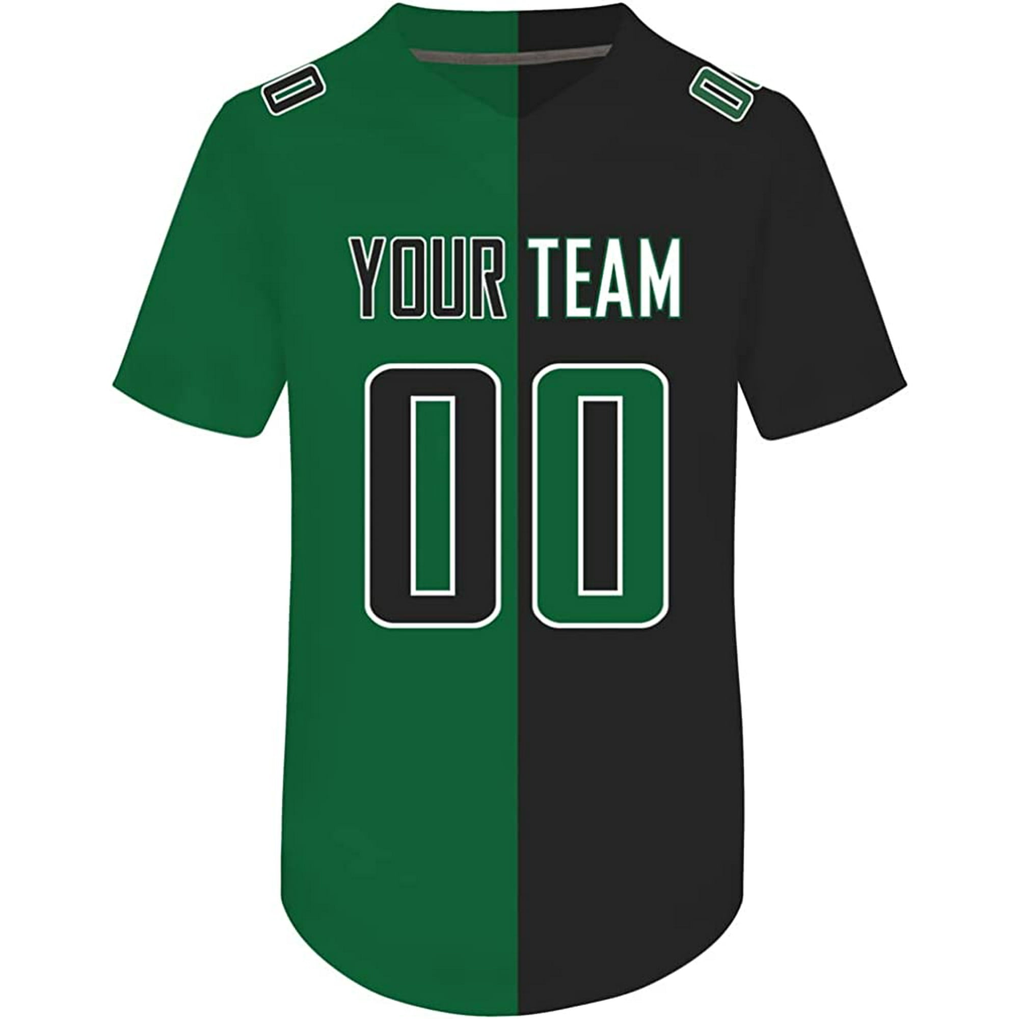 : Custom Split Half Color Jersey Personalized Design Your Own  Football Jerseys for Men Women Youth : Sports & Outdoors