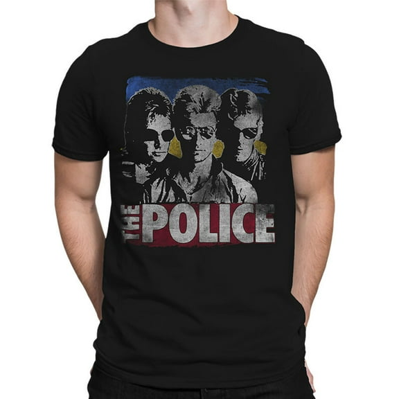The Police Greatest Hits Black Athletic T-Shirt
