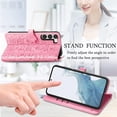 thumbnail image 5 of for Samsung Galaxy S23 Wallet Case, Cute Cat Dog Cartoon Style with Card Slots Holder PU Leather Flip Phone Cover Case for Samsung Galaxy S23 MG Rose Gold, 5 of 9