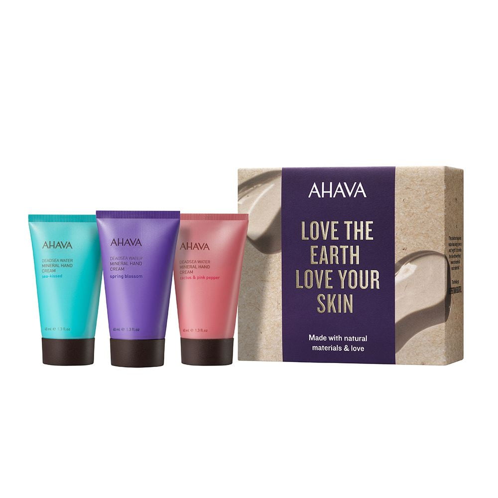 AHAVA Love The Earth Love Your Skin Naturally Silky Hands Trio