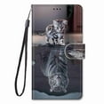 thumbnail image 5 of Decase for Samsung Galaxy A53 5G Wallet Case 3D Premium PU Leather with Card Holder Kickstand Wrist Strap Magnetic Closure Shockproof Flip Case for Galaxy A53 5G,Cat, 5 of 5