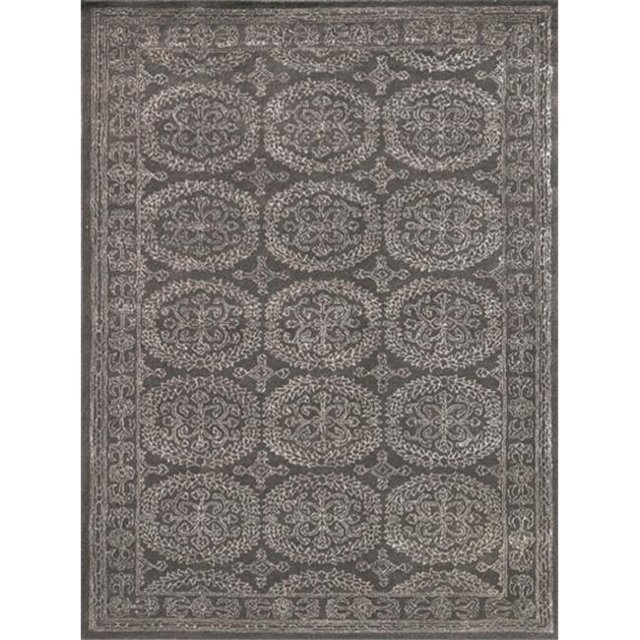 Amer SND50C0508 5 x 8 ft. Serendipity Modern Design Hand-Tufted Rug, Charcoal